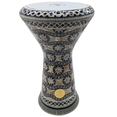 The Mid Brown Egyptian Lorelai New Generation Darbuka Doumbek Drum.