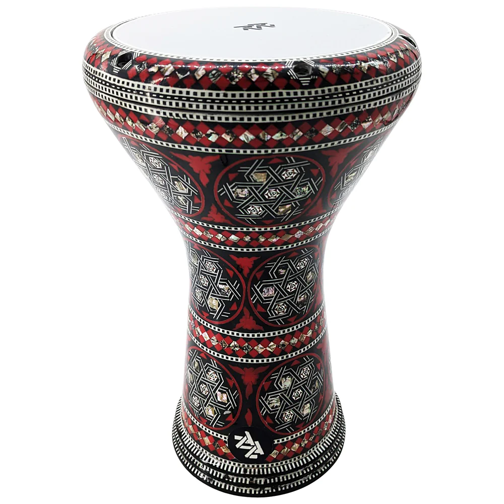 Heavy Red Egyptian Amelia New Generation Zaza Percussion Darbuka Doumbek Drum.