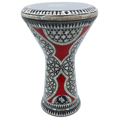 The Heavy Red Egyptian Abigail New Generation  Zaza Percussion Darbuka Doumbek Drum.