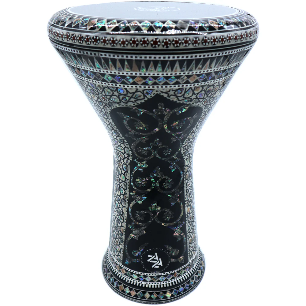 Mid Black Egyptian Eleanor New Generation - Zaza Percussion Darbuka Doumbek Drum.