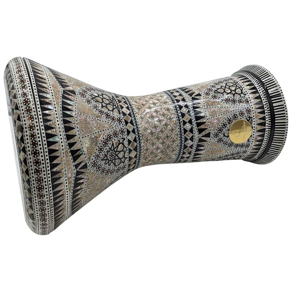 The Mid Brown Egyptian Harper New Generation Darbuka Doumbek Drum.