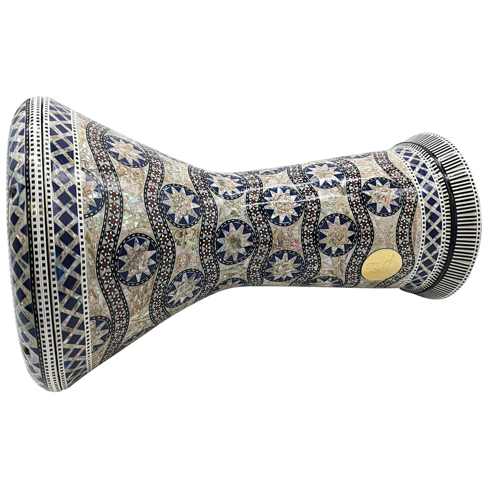 The Mid Brown Egyptian Lorelai New Generation Darbuka Doumbek Drum.