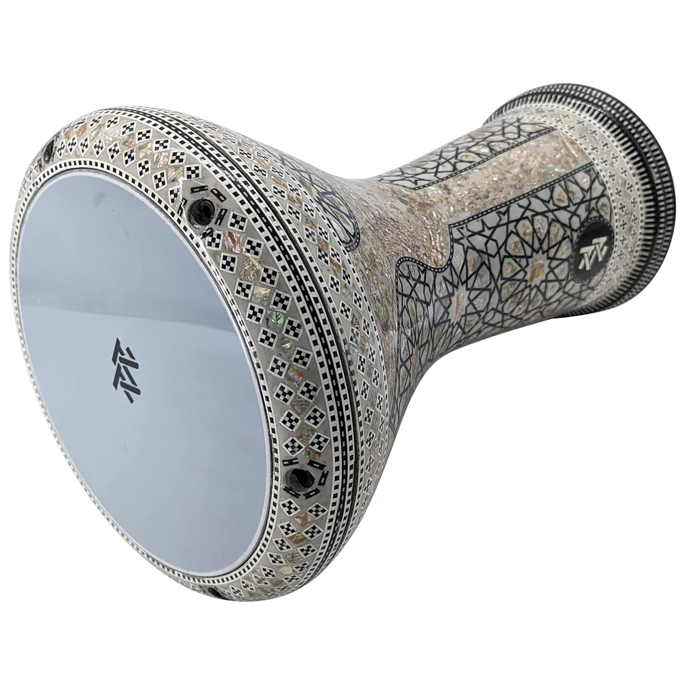 The Mid Brown Egyptian Clara New Generation Zaza Percussion Darbuka Doumbek Drum.