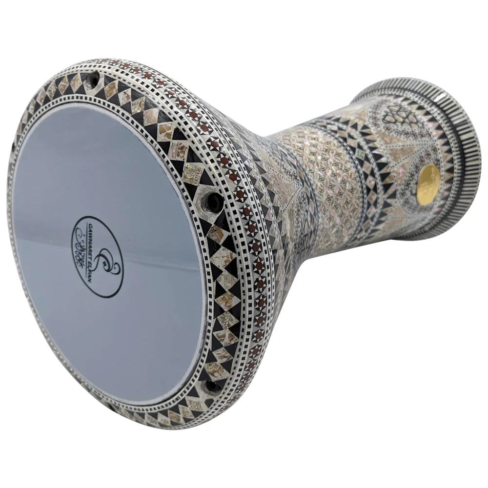 The Mid Brown Egyptian Harper New Generation Darbuka Doumbek Drum.