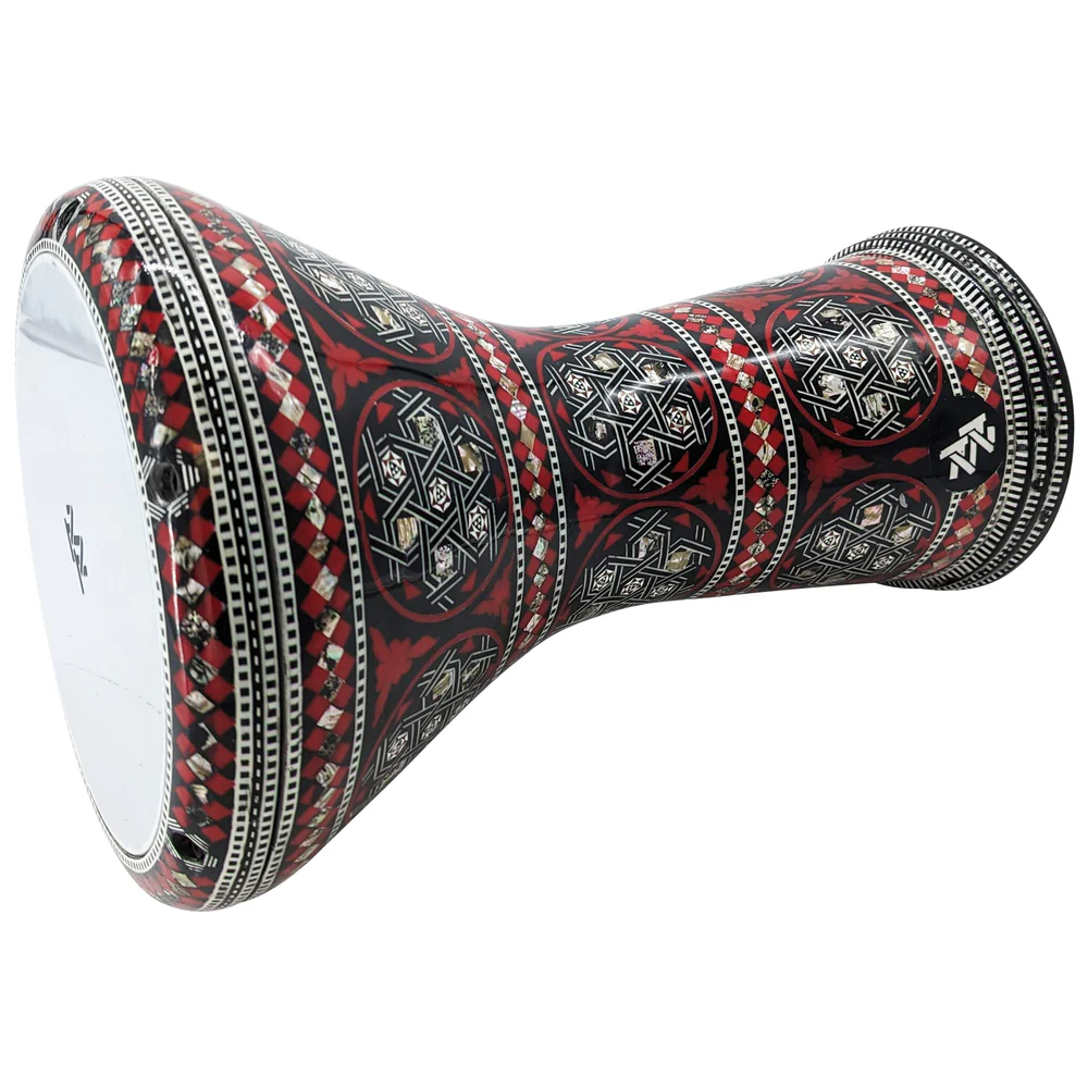 Heavy Red Egyptian Amelia New Generation Zaza Percussion Darbuka Doumbek Drum.