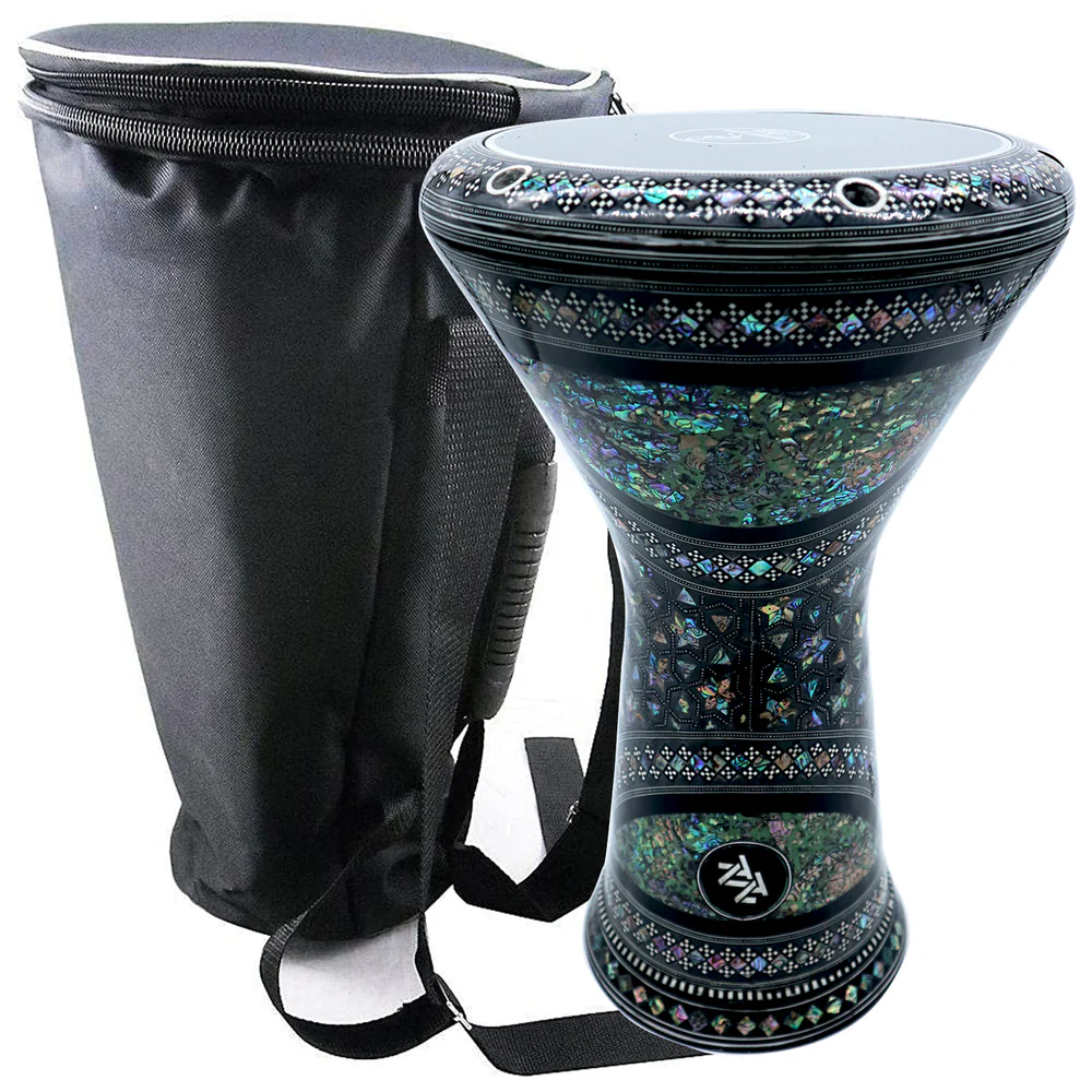 Heavy Black Egyptian Ava New Generation - Zaza Percussion Darbuka Doumbek Drum